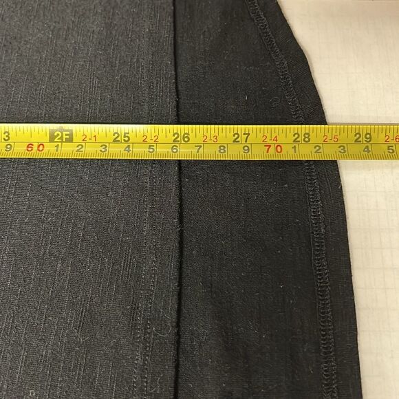 My Michelle Womens Long Sleeves Top Size M Lace Front and Back Top Black - Picture 9 of 10